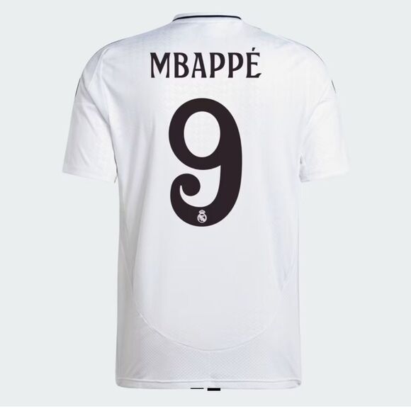REAL MADRID KYLIAN MBAPPÉ 24/25 HOME JERSEY XL & M NWT in packaging - Picture 1 of 6